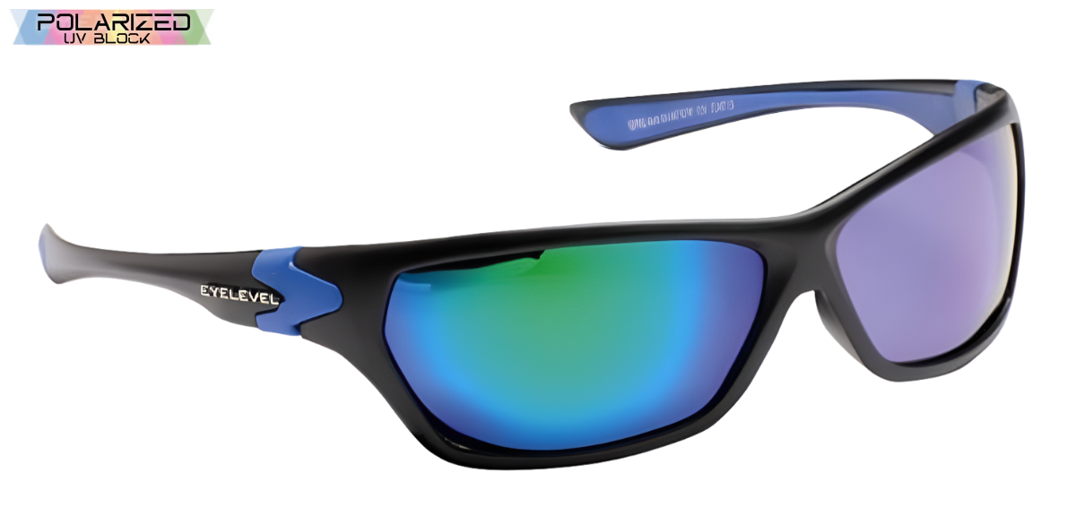 Breakwater Blue Polarized Sports Glasses