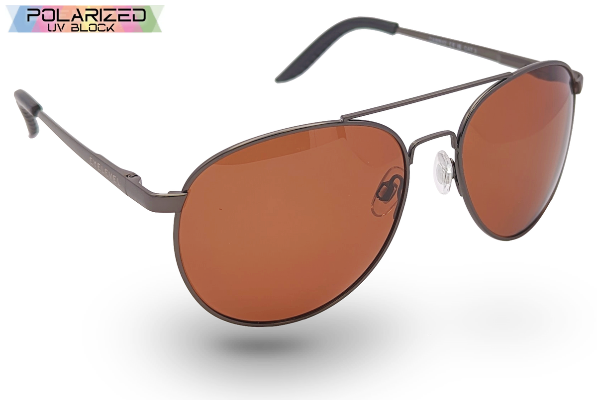 Cabrio Matt Gunmetal Arm Polarized Drivers