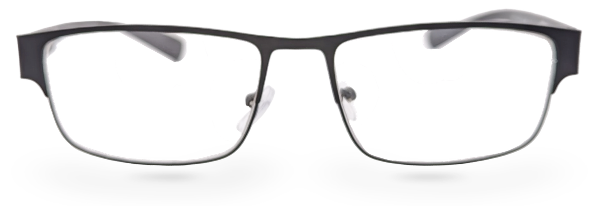 Eyelevel-UK Daniel reading glasses with a classic black square frame and clear magnifying lenses