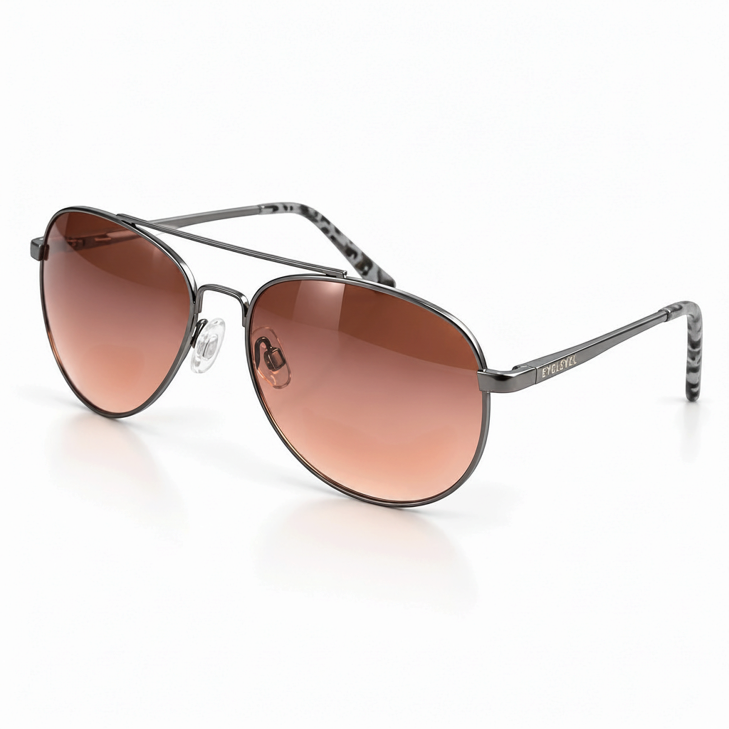 Eyelevel-UK Roadster driving sunglasses with gunmetal frames and high density brown gradient lenses