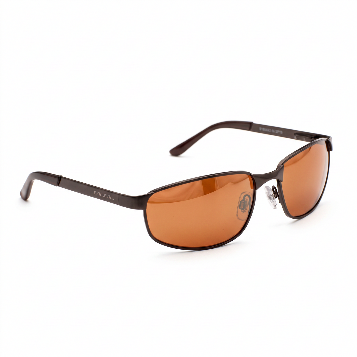 Eyelevel-UK Stirling polarized driving sunglasses with black frames and copper lenses for reduced road glare
