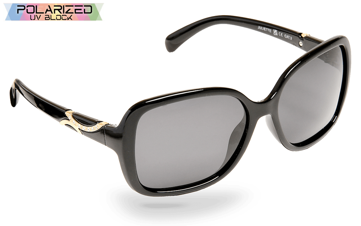 Juliette Black Polarized Ladies Sunglasses