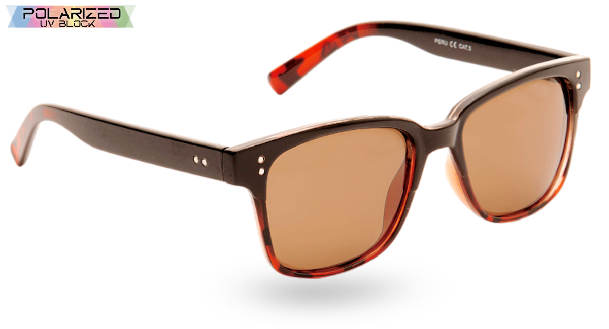 Peru Tortoiseshell And Black With A Brown Lens Polarized Leisure