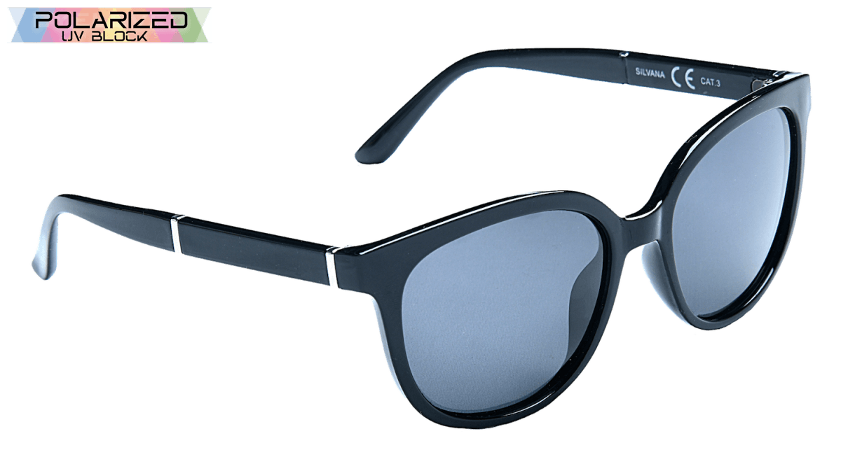 Silvana Black Polarized Ladies Sunglasses