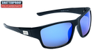 Archer Black With Blue Lens Polycarbonate Sports