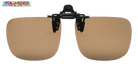 Clip-2 Brown Polarized Clip-Ons