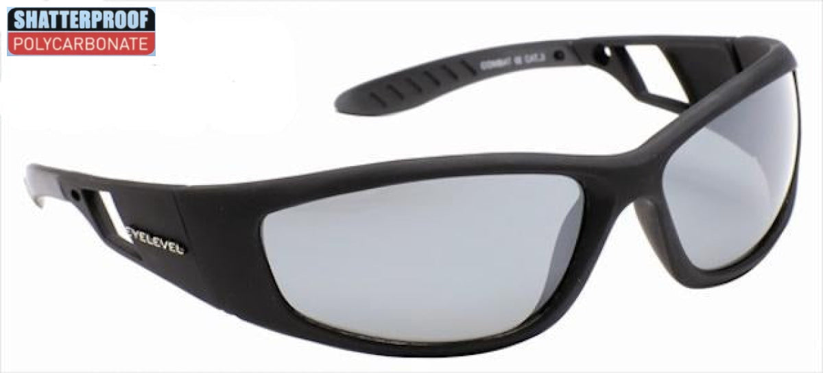 Combat Silver Polycarbonate Sports