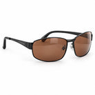 Eyelevel-UK Accelerate polarized driving sunglasses with black frames and copper lenses for reduced road glare.