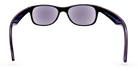 Eyelevel-UK Ashley black rectangular sun readers with tinted UV400 magnifying lenses and plastic frame.