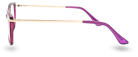 Eyelevel-UK Barbados reading glasses featuring a pink cat-eye frame with slim gold-tone metal temples