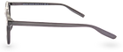 Eyelevel-UK Boston black reading glasses with a classic round frame and side profile view