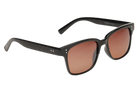 Eyelevel-UK Cruiser driving sunglasses with black frames and high density brown lenses for improved road contrast.