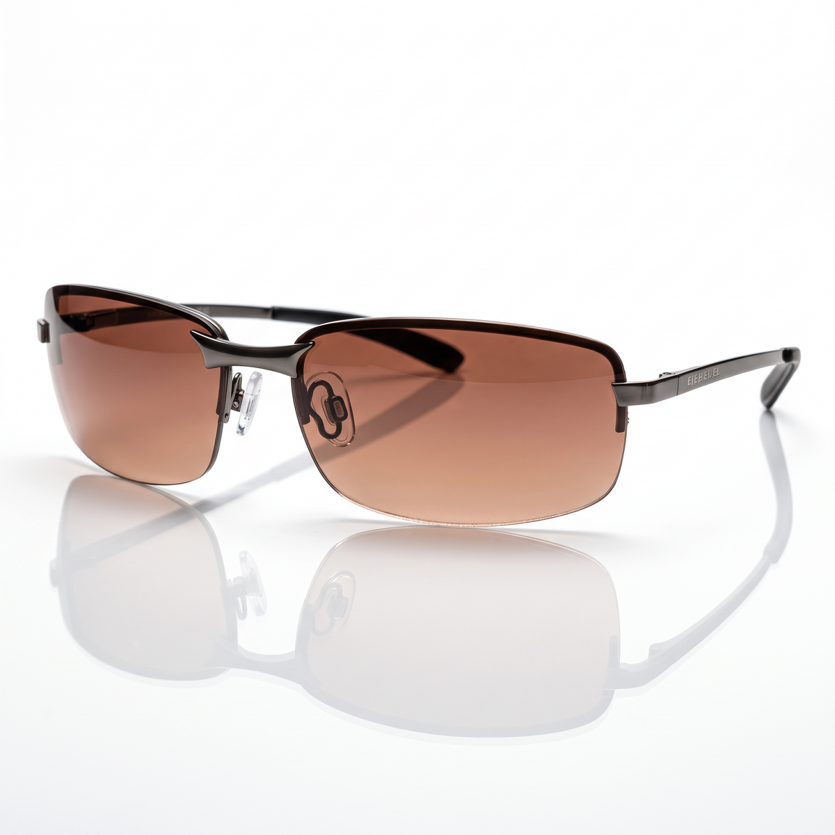 Eyelevel-UK Daytona driving sunglasses with gunmetal frames and high density brown lenses for improved road contrast