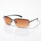 Eyelevel-UK Daytona driving sunglasses with gunmetal frames and high density copper lenses for improved road contrast.