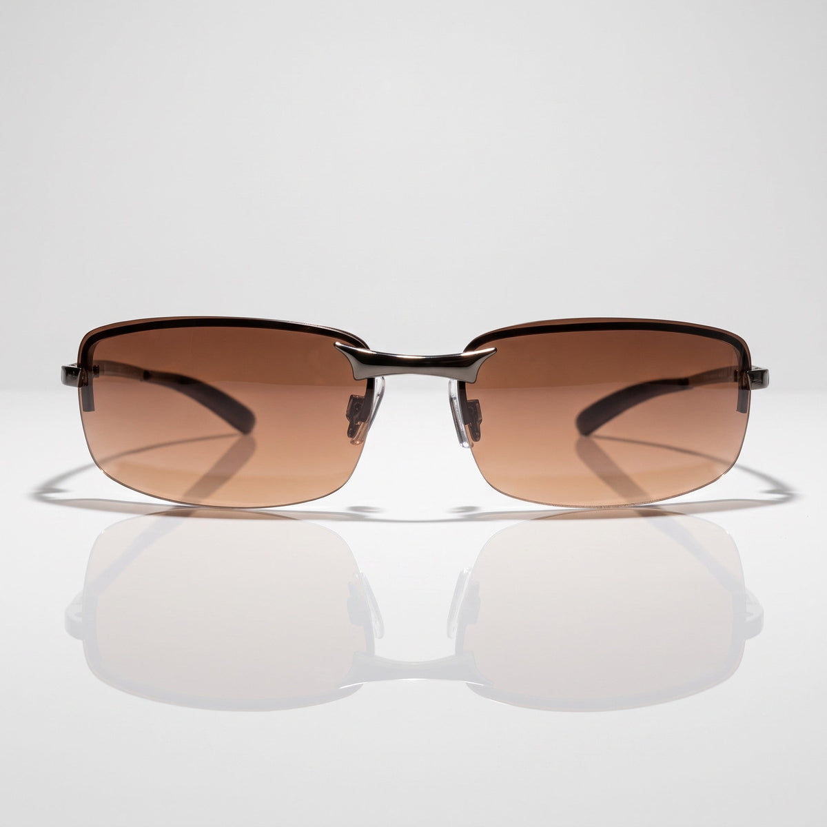 Eyelevel-UK Daytona driving sunglasses with gunmetal frames and high density brown lenses for road contrast