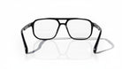 Eyelevel-UK Lancaster black square reading glasses with full rim plastic frames and clear magnifying lenses