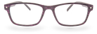 Eyelevel-UK Miami reading glasses with a black and pink grain effect rectangular plastic frame.