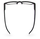 Eyelevel-UK Miami reading glasses featuring a black rectangular frame viewed from above with clear magnifying lenses.