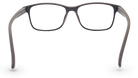 Eyelevel-UK Nelson reading glasses with a classic black square plastic frame and clear magnifying lenses