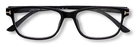 Eyelevel-UK Nelson reading glasses with a classic black square plastic frame and clear magnifying lenses