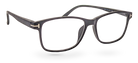Eyelevel-UK Nelson reading glasses with a black square plastic frame and clear magnifying lenses.