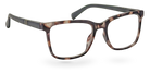Eyelevel-UK Oxford reading glasses with a brown tortoiseshell and matte black square frame for everyday use.