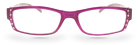 Eyelevel-UK leopard print and pink rectangular reading glasses with decorative rhinestones on the frame front