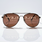 Eyelevel-UK Roadster driving sunglasses with gunmetal frames and warm high density lenses for road glare reduction.
