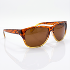 Eyelevel-UK Sophia rectangular polarized sunglasses with a brown tortoiseshell frame and brown lenses