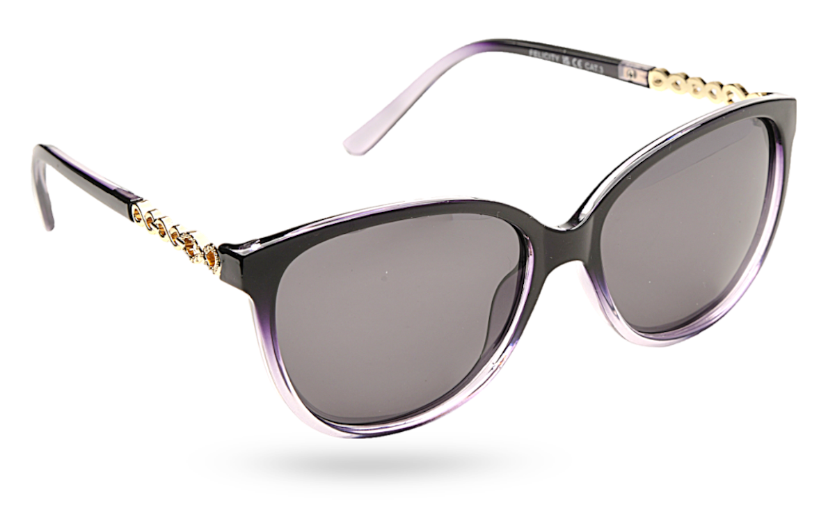 Felicity Purple And Black Polarized Ladies Sunglasses