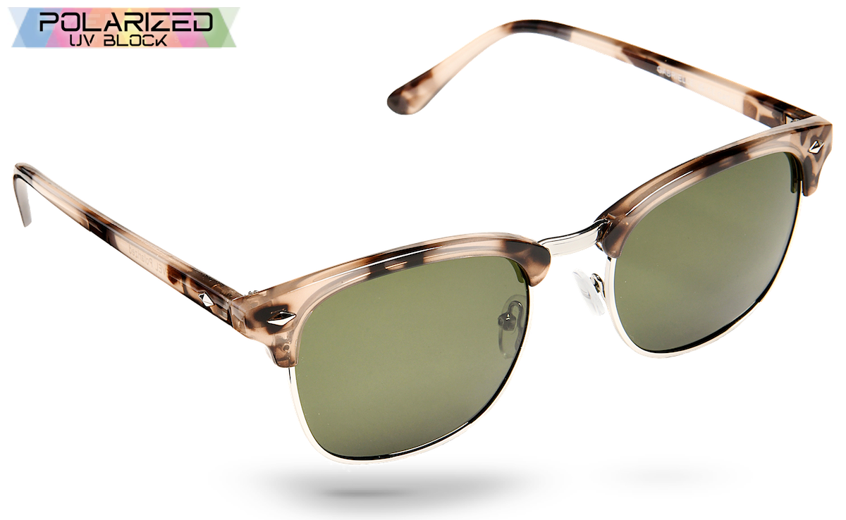 Gabrielle Light Brown Polarized Ladies Sunglasses