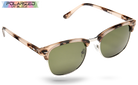 Gabrielle Light Brown Polarized Ladies Sunglasses