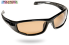 Hurricane Black And Brown Polarized Sports Glasses