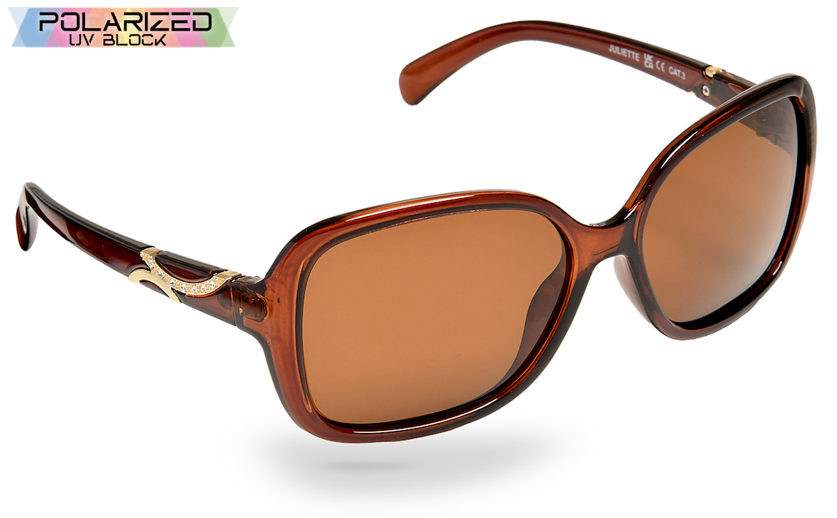 Juliette Brown Polarized Ladies Sunglasses