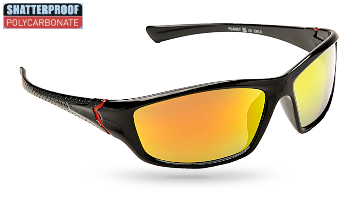 Planet Red Lens Polycarbonate Sports