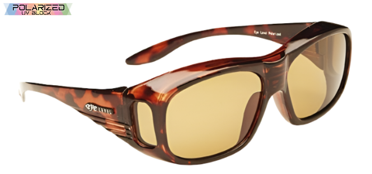 Regular Sized Over Glasses Brown Polarized Overglasses