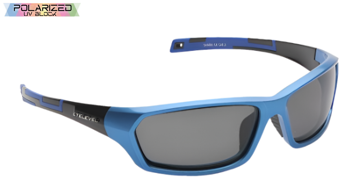 Shark Blue Polarized Sports Glasses