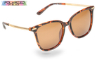 Simone Brown Tortoiseshell Polarized Ladies Sunglasses